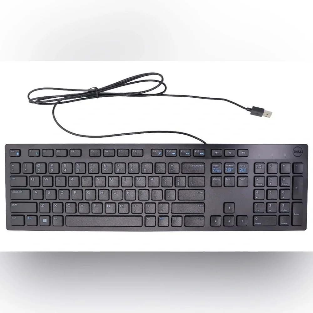 Dell Black Wired Keyboard/Standard Wired USB Keyboard - Black